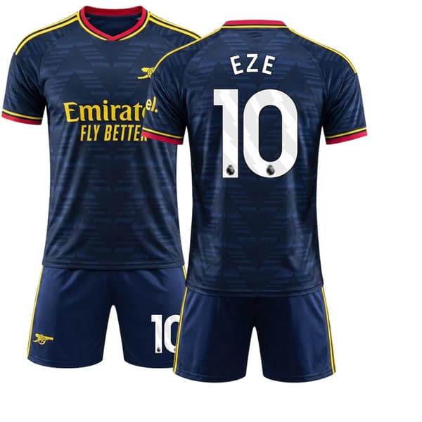 2026 Arsenal Udebane NO.10 EZE 2-delt T-shirt sæt Børnefodboldtrøje 10 24