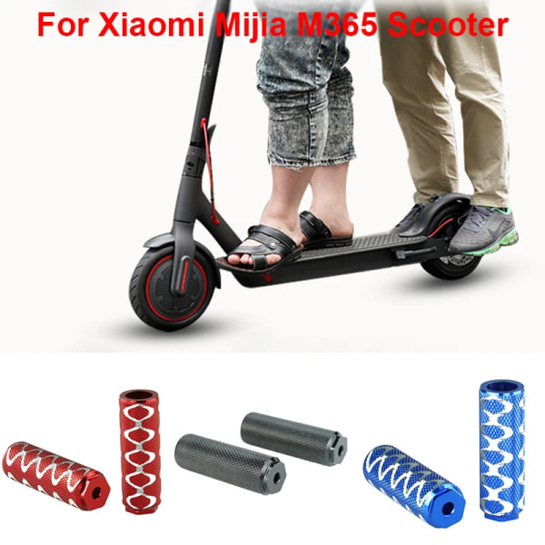 Universal Scooter Bakre Fotstøtte Pedaler Bak Pedal Bakre Føtter Hvileputer for Xiaomi Mijia M365 Elektrisk Scooter Tilbehør red