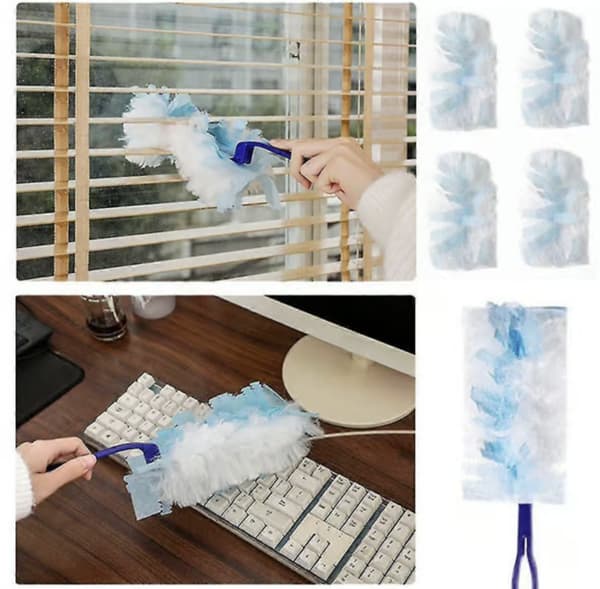 30-pack dammsugartorkpåfyllning, engångsdammsugartorkpåfyllning kompatibel med Swiffer Dusters 30 PACKS
