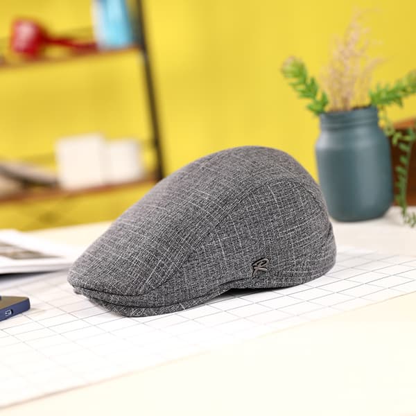 Stilfuld baret i moderne design - flere farver light grey 1 M（56-58cm）