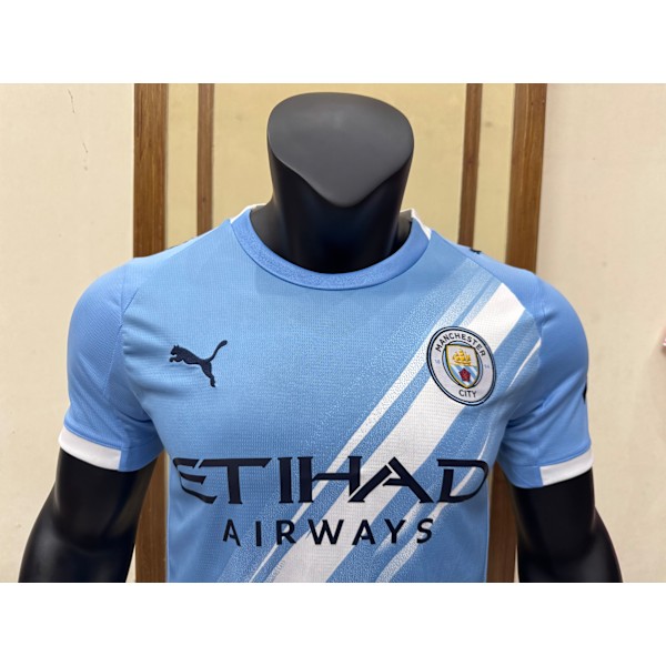 25-26 Manchester City Hemma Fotbollsuniform T-shirt S-2XL Home S