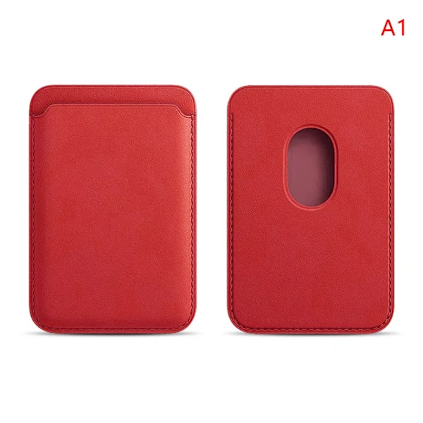 Luxury for Magsafe magneettinen nahkainen lompakkokotelo iPhone 11 12 13 14 15 Pro Max S23 korttipidike puhelimen laukku suojakansi tarvikkeet Red