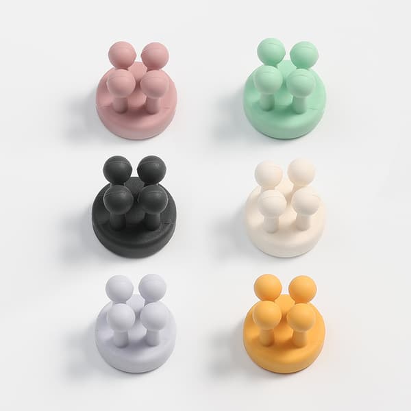 6 stk. tannbørsteholder - multifunksjonell krok vanntett mint green*6