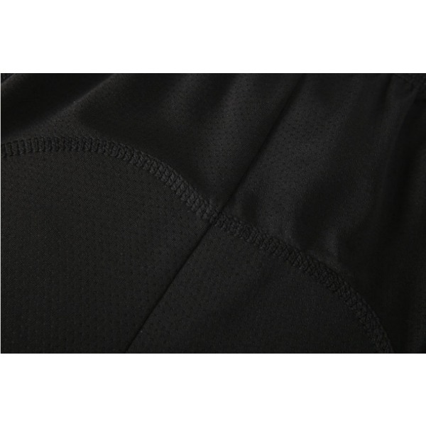 Andningsbara cykelshorts Cykelunderkläder Gel Pad Black M