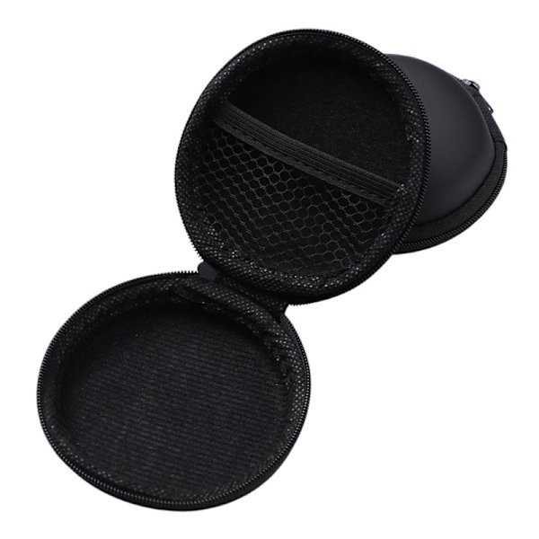 2 stk. Hard Case til Headset/Air Pods og Oplader Sort Black 8*8*3 CM