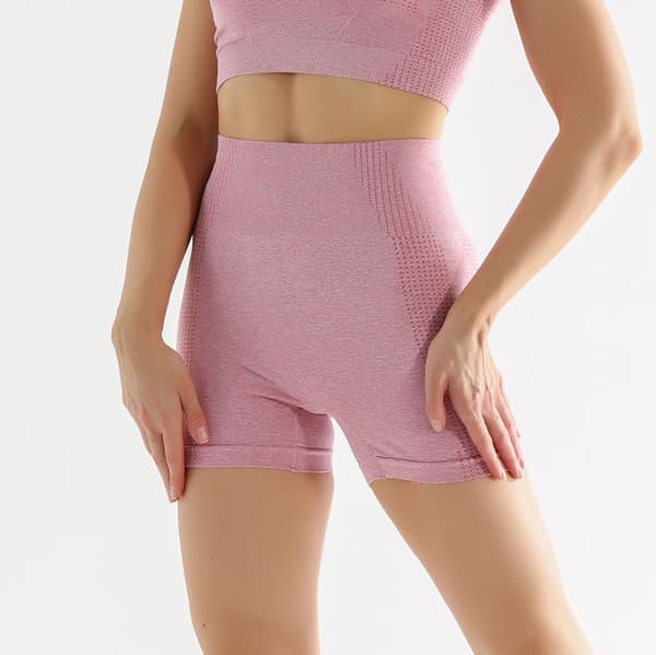 Yogashorts Bekväma Mode Atletiska Shorts Hög Midja Yogabyxor Grey L