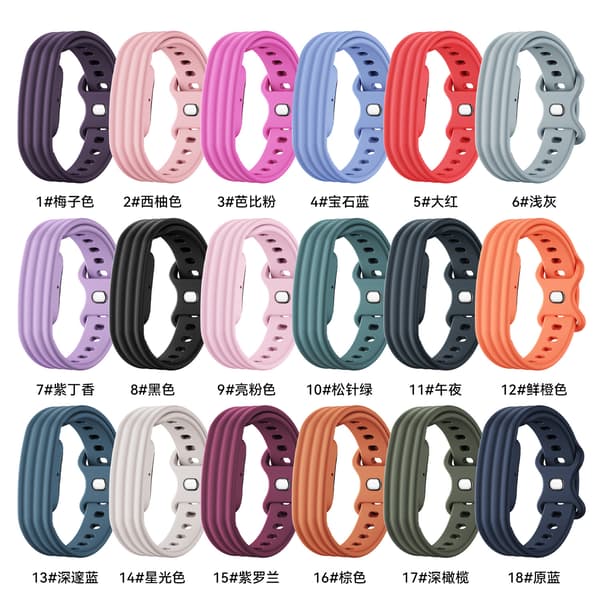 Kellon ranneke Google Fitbit Airille, pehmeä silikoninen vaihtoranneke, monivärinen deep blue