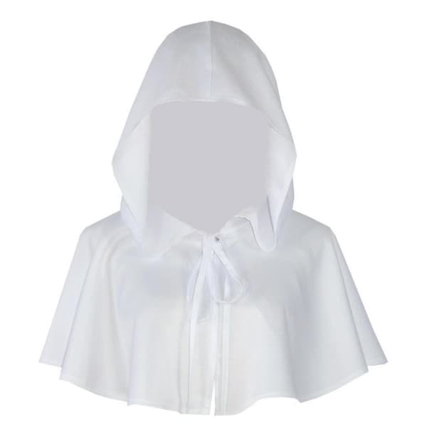 Halloween Grim Cowl Cape Cosplay Kostym coffee One Size
