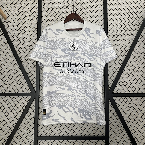 Manchester City F.C. kortärmad fotbollströja säsong 2425 Snabbtorkande andningsbar sportkläder Special Edition XL