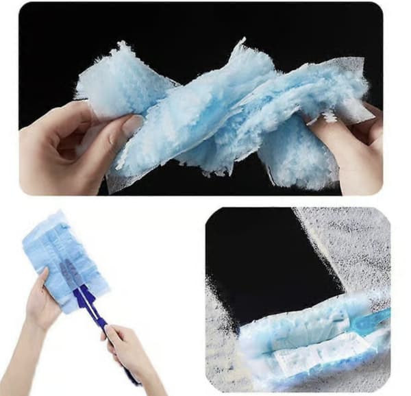 30-pack dammsugartorkpåfyllning, engångsdammsugartorkpåfyllning kompatibel med Swiffer Dusters 30 PACKS