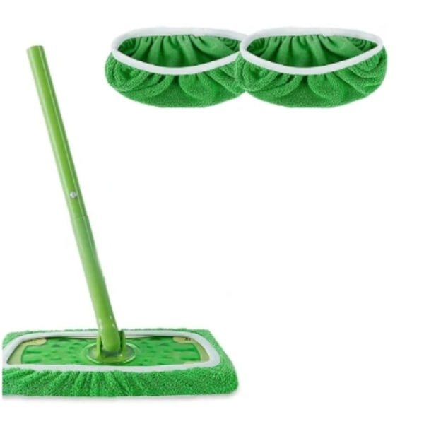 Swiffer Sweeper Mop ersättningsdynor, dukar för Swiffer golvmopp, återanvändbart cover 2PCS