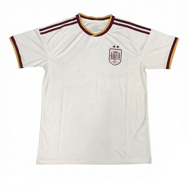 2026 VM Spanien Bortatröja 2 Stjärnor Edition Fotbollströja S-2XL Away M