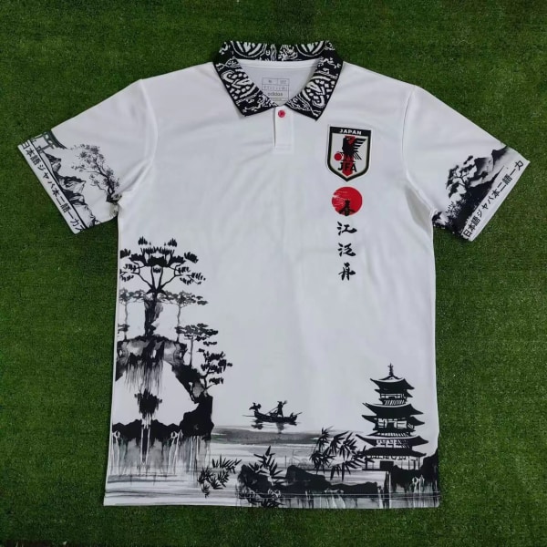 Japan Trikot Mænd 22-23 Hjem Special Edition Samurai Sakura Comic Fodboldtrøje 17 S