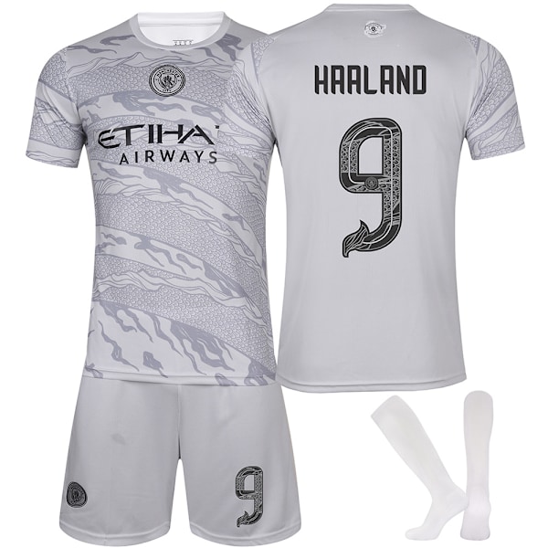 Manchester City F.C. Dragon Year No.9 HAALAND Fotbollströjor Barn Vuxen Fotbollsutrustning 26