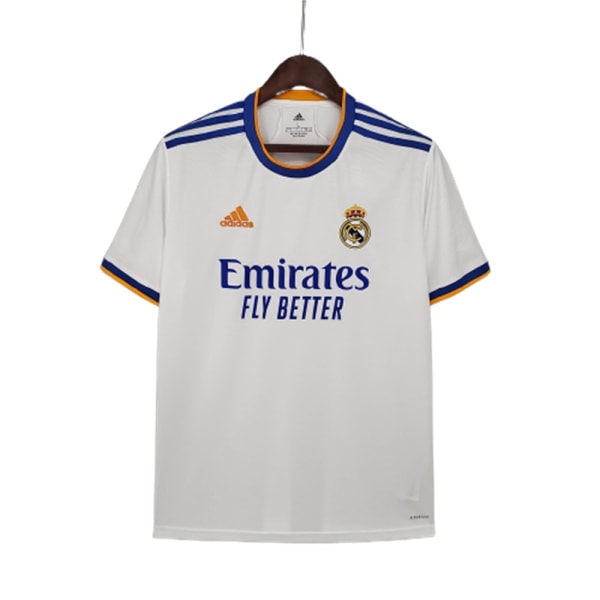 21/22 Real Madrid Fotball Hvit Skjorte M