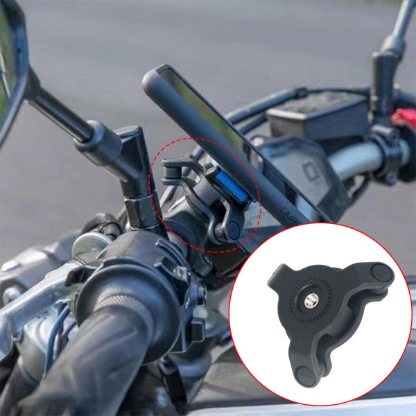 Motorcykel Anti-Vibrationsdæmper Monteringsholder til Quad-Lock Cykeltelefonholder Blue