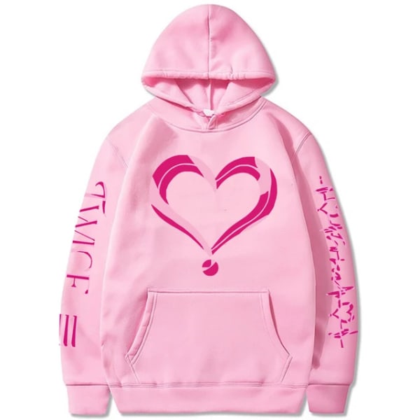 Kpop Twice 4. Verdensomspennende Turné III Casual Treningsdrakt Kvinners Genser Pullover Hetter pink S