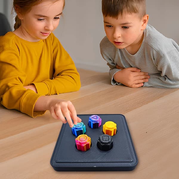 Ny Laser Squid Game 2 Gonggi 5 st/set med bricka Multicolor