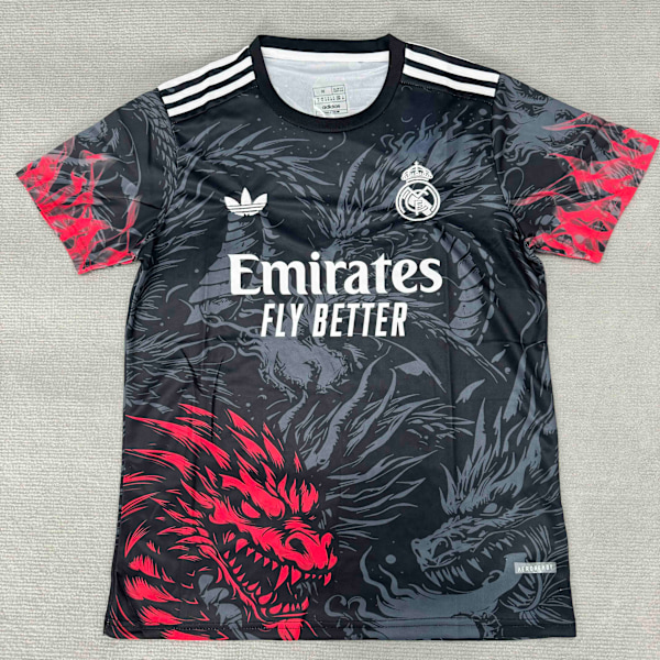Real Madrid CF Special Edition Träningsuniform Fotbollströja Grå Röd S-2XL XXL