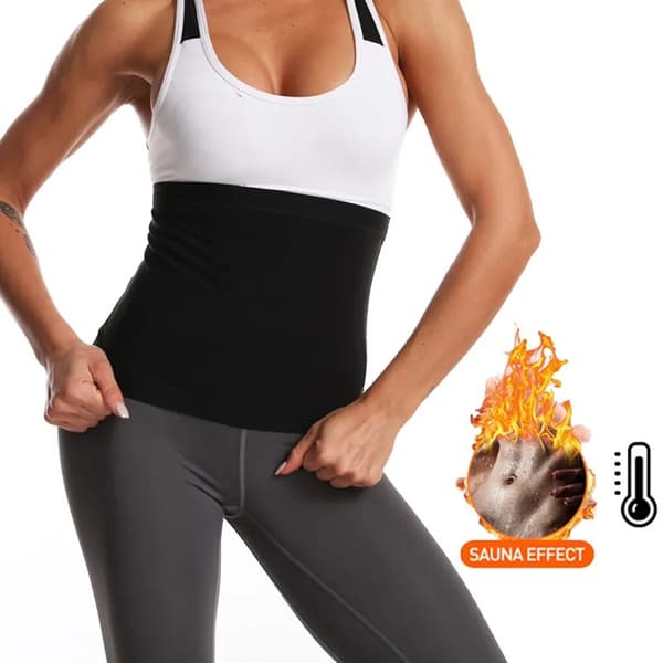 Osynligt justerbart träningsbälte för kvinnor Dubbelsidig elastisk midjetränare Andningsbart stöd Löpning Gym Essential silver S/M