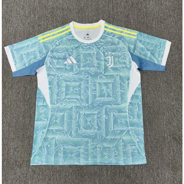 25-26 Juventus F.C. Träningsställ Borta Fotbolls T-shirt S-2XL Away L