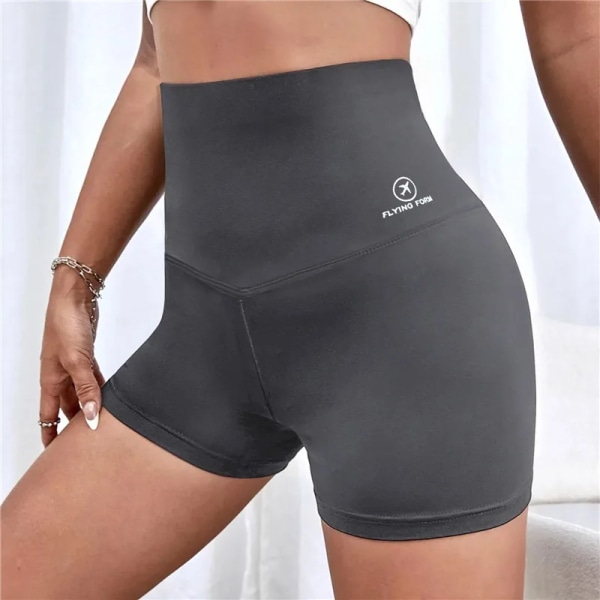 Kvinnor Säkerhetsbyxor Sexiga Butt Lifter Shapewear Seamless Invisible Ice Silk Shorts Hög midja Slimming Trosor Boxer Gray M