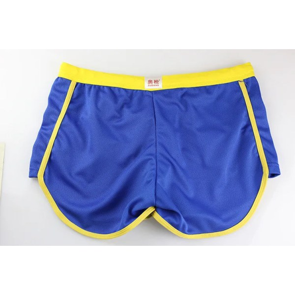 Sommer Herre Sport Løbeshorts Gym Lommestropper Bodybuilding Fitness Strandshorts blue XXL