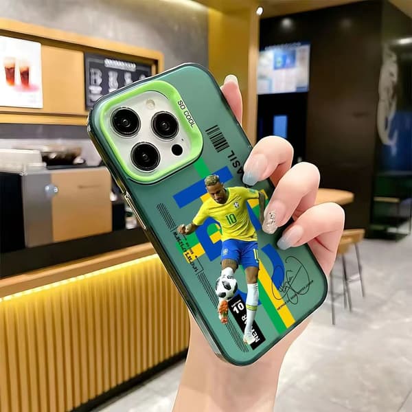 IPHONE 17 Air Pro Pro max Mobilskal NEYMAR JR Mönster Tryckt Black iphone 17 pro max