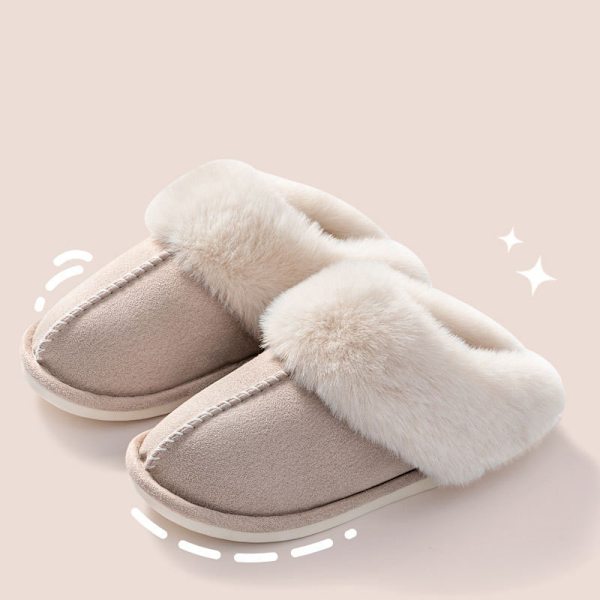 Dame Vinter Indendørs varme og bløde hjemmesko Deep Grey 43-44