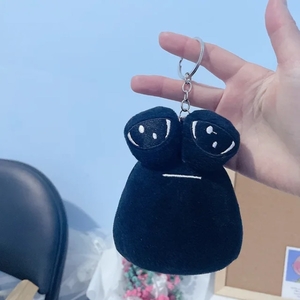 My Pet Alien Pou Plushie-avaimenperät Piirros Anime-hahmot Reppujen riipukset Laukut Tarvikkeet Lasten Syntymäpäivälahjat Plushies Keychain-3