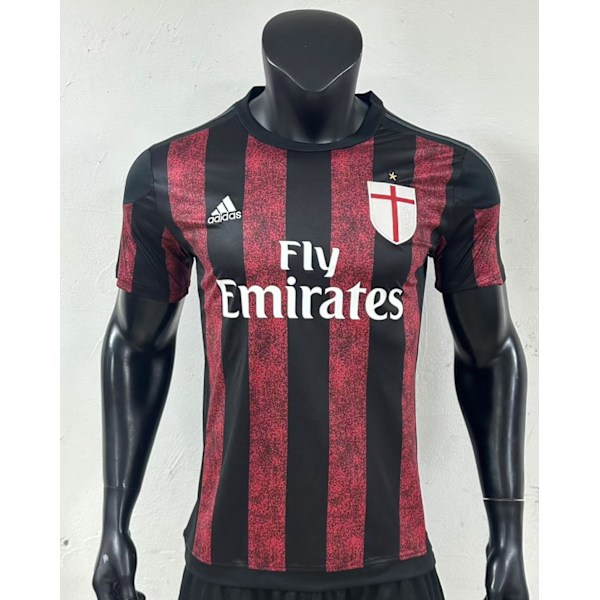 15-16 A.C. Milan Hjemmebane Fodbolduniform T-shirt S-2XL Home XXL