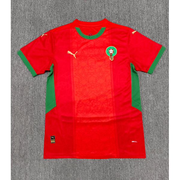 24-25 Marokko Hjemme/Udebane Træningsuniform Fodbold T-shirt S-2XL Home M