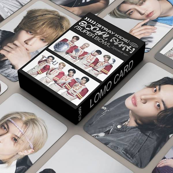 55 st Kpop Stray Kids Nya Album Social Path Lomo-kort Straykids Foto-kort Fototryck Kort Set Social Path
