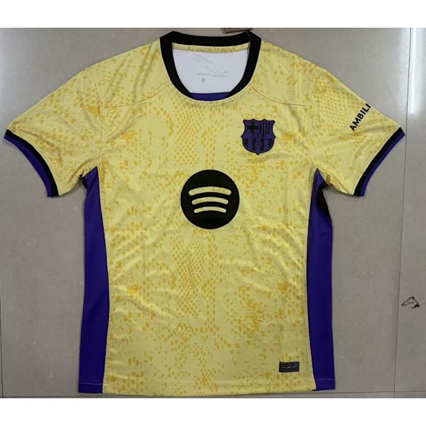25-26 FC Barcelona Spesialutgave Gull Treningsdrakt Fotballtrøye S-2XL XXL