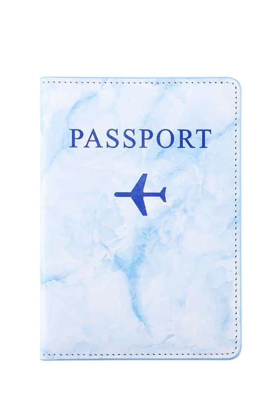 Pascover, Pascover, Pascover med RFID-beskyttelse, Pasholder til kvinder og mænd Light Blue