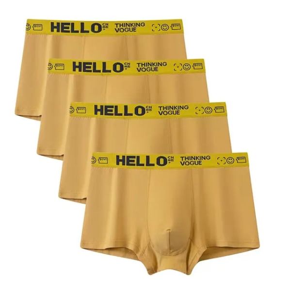 4 Stk Herre Undertøj Herre Boxers Underbukser Komfortabelt åndbart undertøj BR7 XL