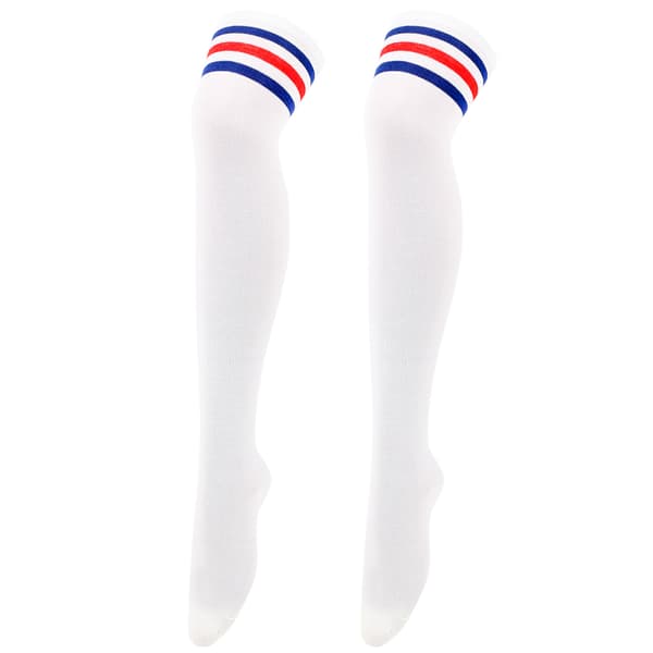 Dame Over Knee Lårhøje Strømper Plus Size Rør Benvarmere Strømpe Bomuld 18 One Size