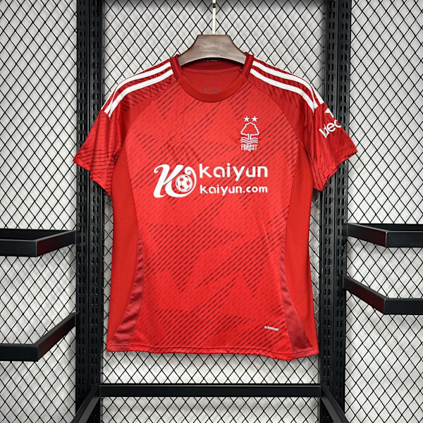 24-25 Nottingham Forest F.C. Hjemmetrøje Fodbold T-shirt S-2XL M