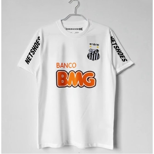 12-13 Brasilian Santos -paita Santosin vuosipäivän erikoispainos Nro 11 Neymar Lyhythihainen jalkapalloasu Retro-paita 1 XL