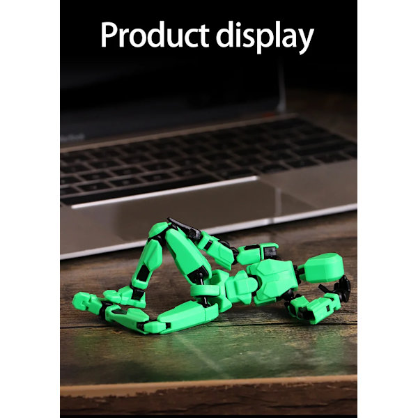 Titan 13 Actionfigur T13 Modellfigurer 3D-utskrivna Multi-Jointed Movable Lucky 13 Actionfigur Nova 13 Actionfigur Dummy green 14cm