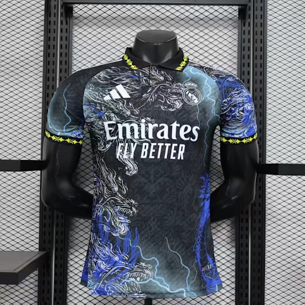25-26 Real Madrid CF Lightning Dragon Special Edition Træningsuniform Fodbold T-shirt S-2XL XL