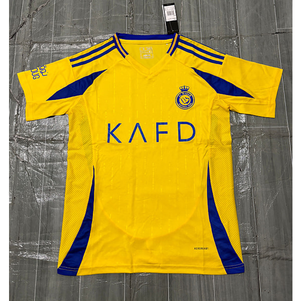 2024-2025 Al-Nassr FC Hemma Borta Jersey Fotboll Fans T-shirt S-2XL Home S