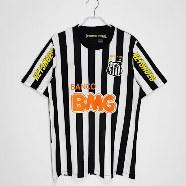 Sæson 1213 Brasilien Santos Trøje Santos Jubilæumsudgave Nr. 11 Neymar Kortærmet Fodbolduniform Retro Top Away XXL