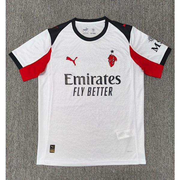 25-26 A.C. Milan Hemma Borta Fotbolls T-shirt S-2XL Away XL