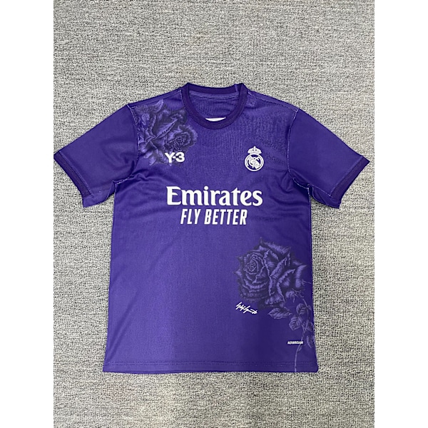 2024-2025 Real Madrid CF Y3 Jersey Fodboldtrøje S-2XL Purple XL