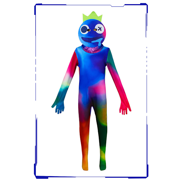 Rainbow Friends Lasten Siniset Hirviöt Cosplay Kauhuasut Gradual 160