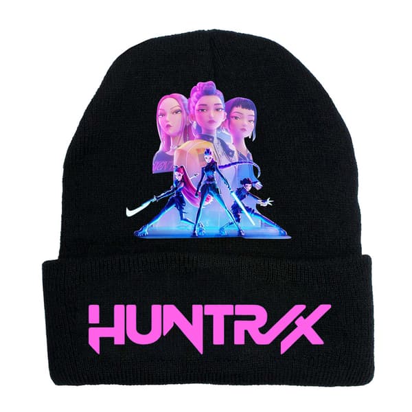 KPOP Demon Hunter Tjock Varm Öronvärmare Hatt Herr Vinter Ridning Stickad Hatt 9 grey