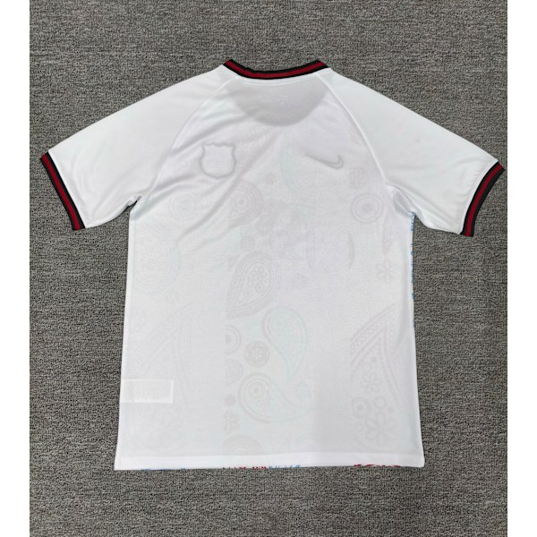 24-25 FC Barcelona Special Edition Jersey Hvid Blå Navy Fodbold T-shirt S-2XL White L