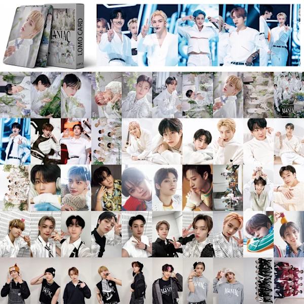 55 stk. Kpop Stray Kids Lomo-kort Nye album MANIAC JAPAN ENCORE Fotocards Straykids Foto Print Kort Høj kvalitet straykids