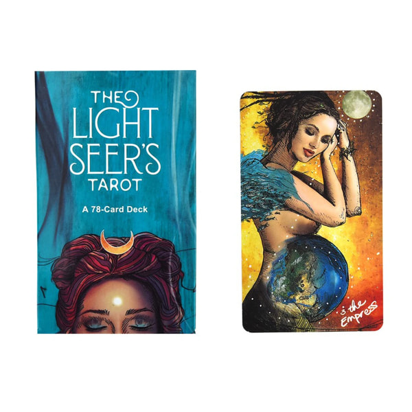 78 stk/sæt-Light Seers Tarotkort brætspillets tarotkort Blue